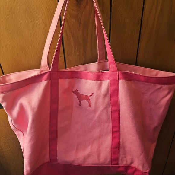 Oversized Pink Victoria Secret Tote Bag - Picture 1 of 2